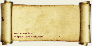 Jagodinka Grujović vizit kartica